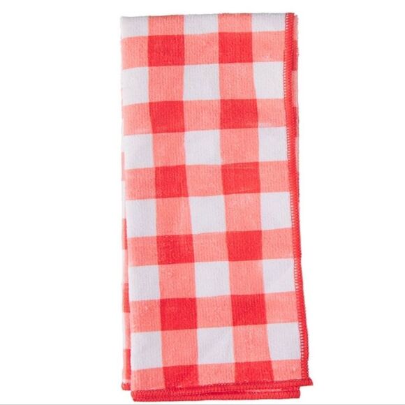 Dolly Parton Checkered Kitchen Towel and Pot Holder Set - Picture 3 of 9